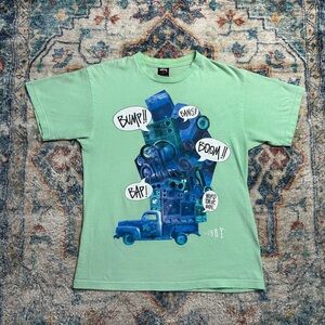 Vintage Stussy Boombox Truck T-shirt Medium